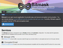 Tablet Screenshot of bitmask.net